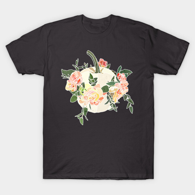 Floral Pumpkin T-Shirt
