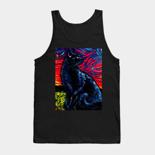 Black Cat Night 2 VERSION 2 Tank Top