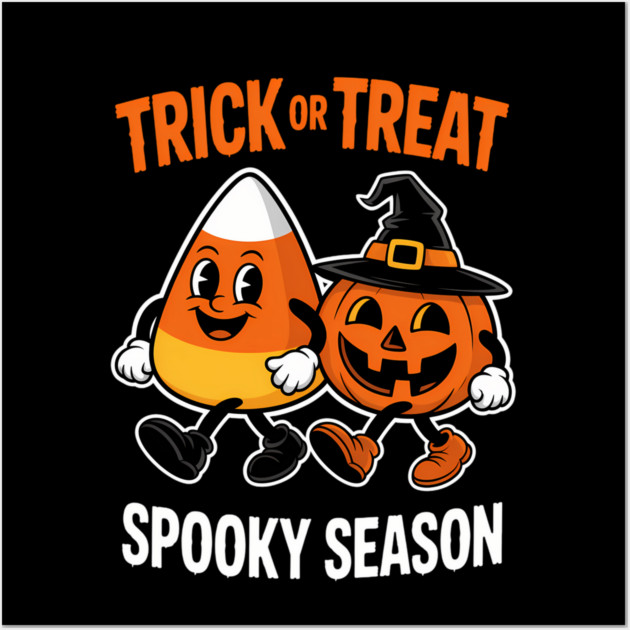 Halloween Candy Corn Pumpkin Posters and Art Prints