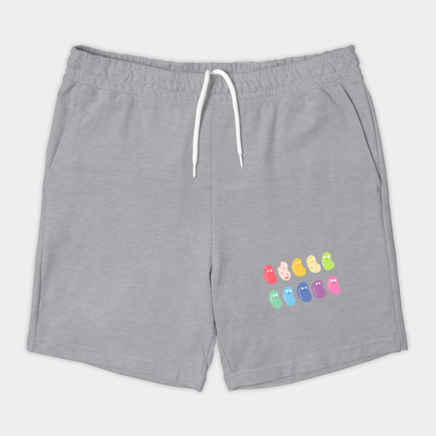 Rainbow jelly beans with funny faces Shorts