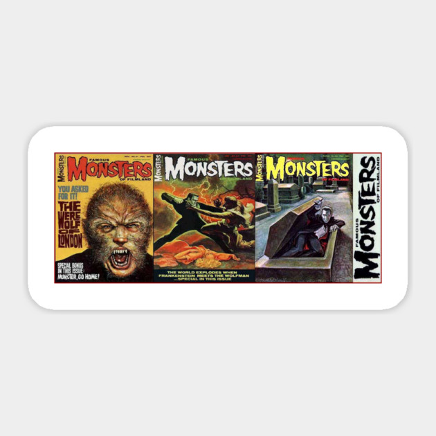 Classic Famous Monsters of Filmland Series 10 Sticker