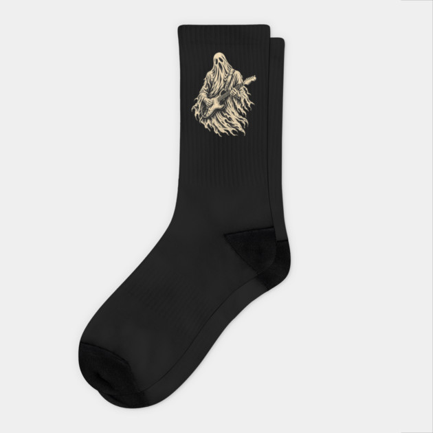 Halloween Ghost Guitar Socks