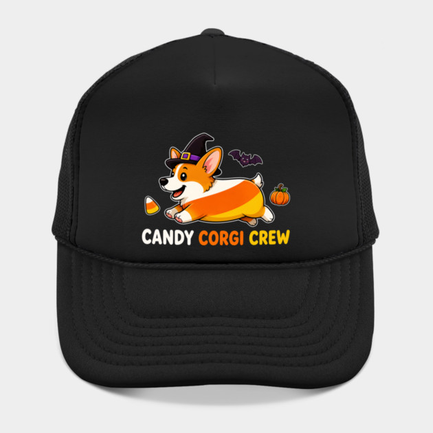 Candy Corgi Crew Running Witch Hat Halloween Hat