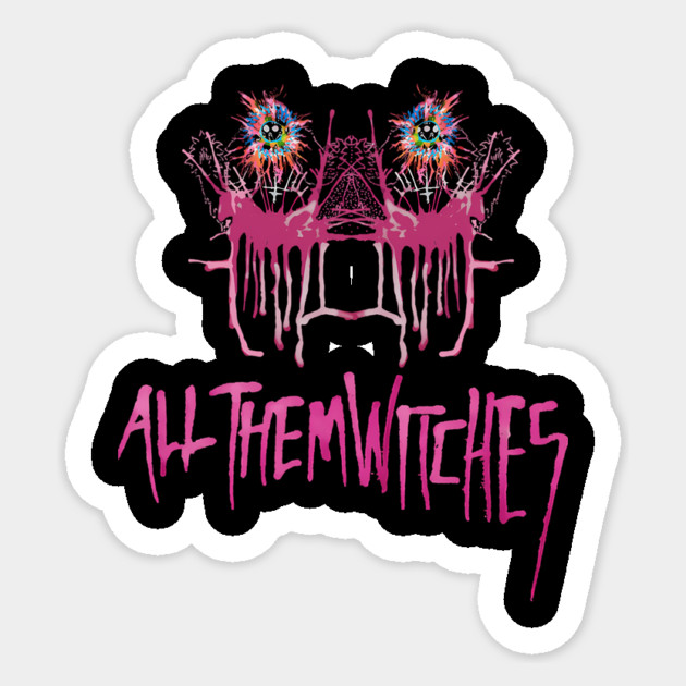 All Them Witches Psychedelic Occult Stoner Rock Vision Sticker