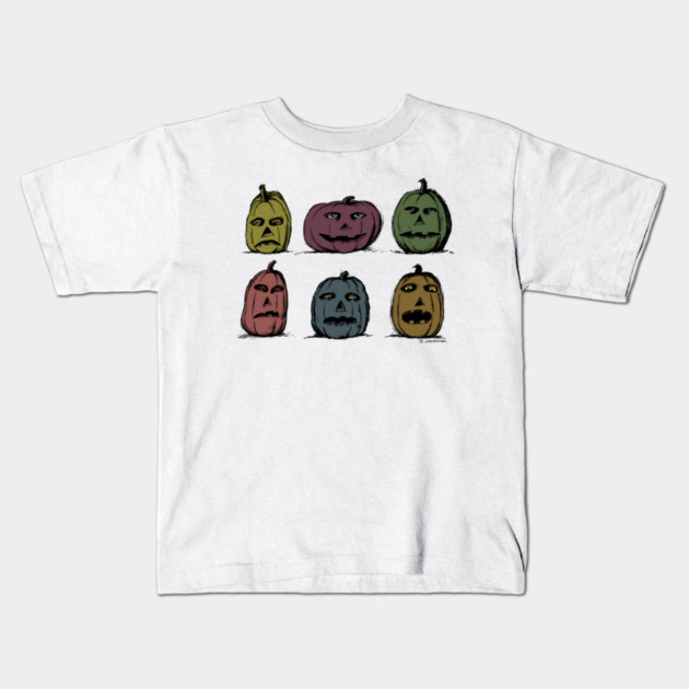 Creepy Pumpkins Kids T-Shirt