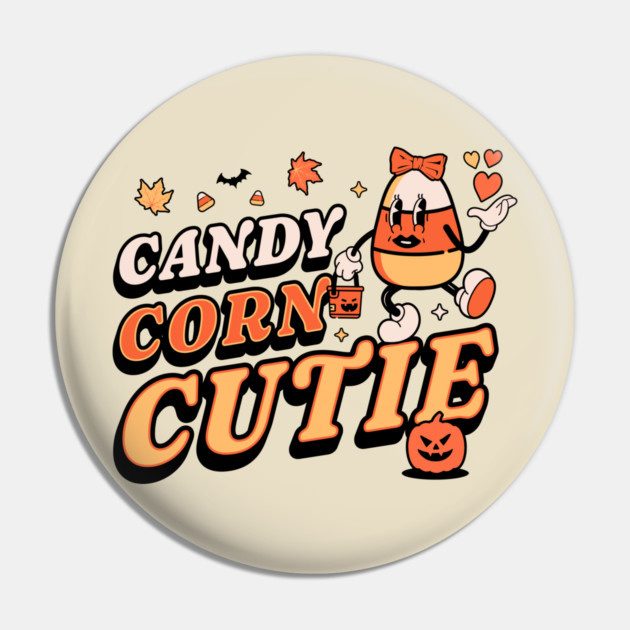 Candy Corn Cutie - Retro Vintage Candy Corn Pin