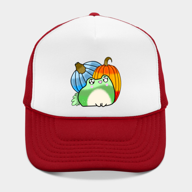 Halloween froggy pumpkin spooky season Hat