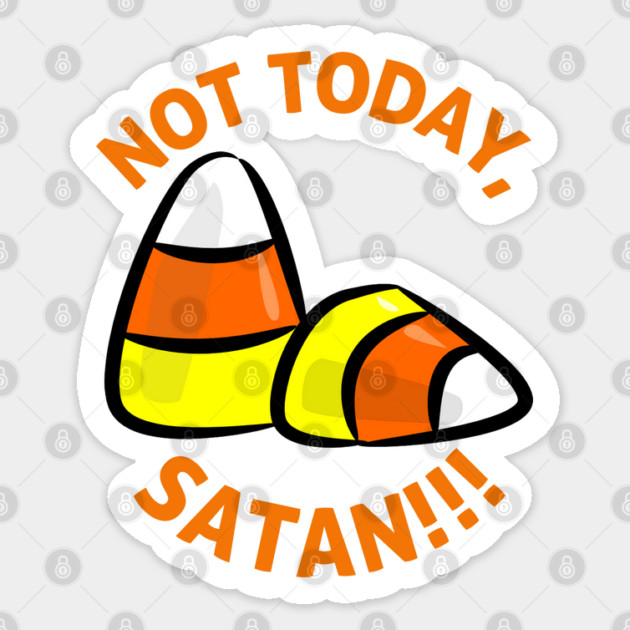 Candy Corn is the Devil Sticker