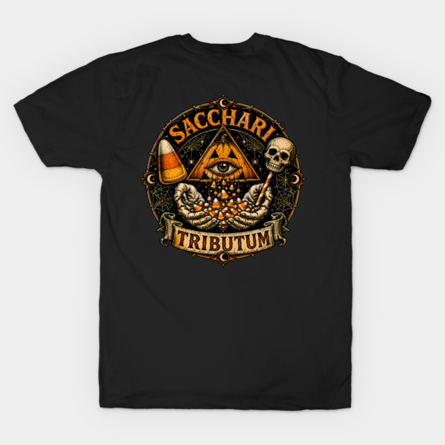 Esoteric Gothic Halloween Pumpkin With All Seeing Eye T-Shirt