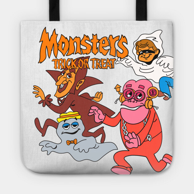 Monster Cereal Trick or Treat Tote
