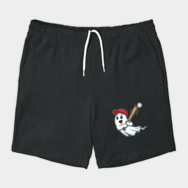 Ghost Playing Baseball Halloween Costume for Boys Kids Shorts