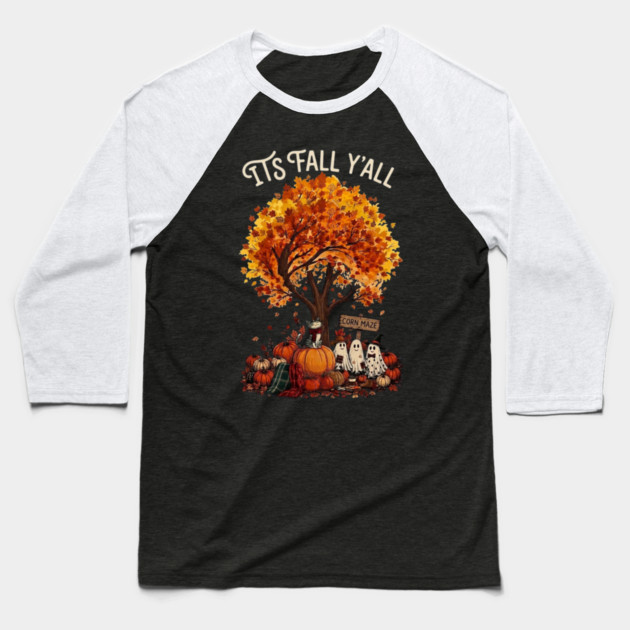 Hello Autumn, It's Fall-yall Baseball T-Shirt