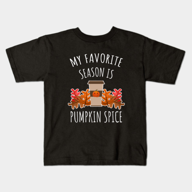 Pumpkin Spice Season Kids T-Shirt