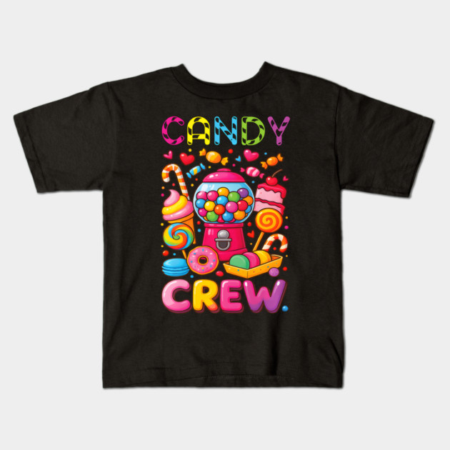 Candy Land Candy Crew Party Halloween s Kids T-Shirt