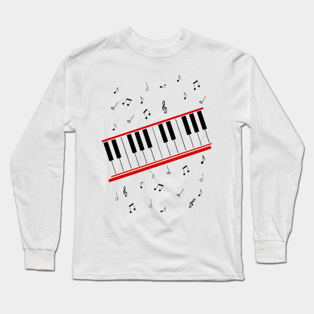 Beat It Michael Jackson piano shirt Long Sleeve T-Shirt
