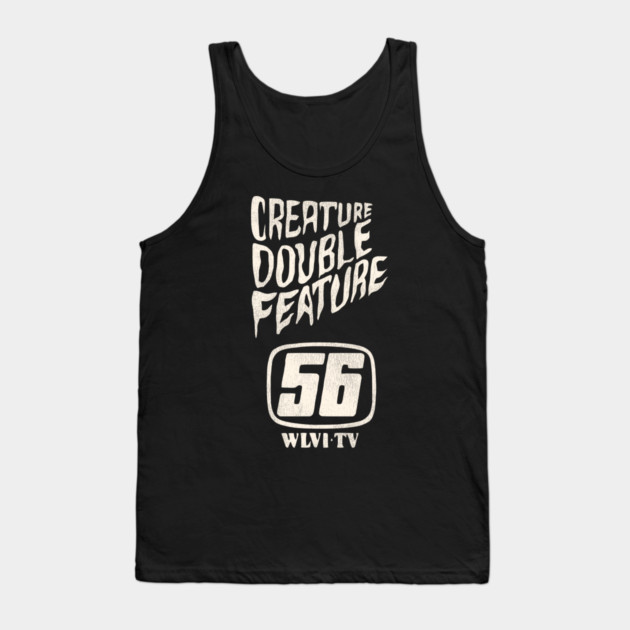 Creature Double Feature 70s Horror WLVI 56 Boston Tank Top