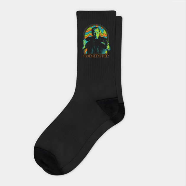 Psychedelic Frankenstein Socks