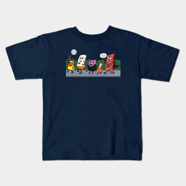 Halloween Candy trick or treating Kids T-Shirt