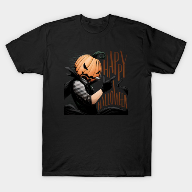 Pumpkin Head King - Happy Halloween T-Shirt