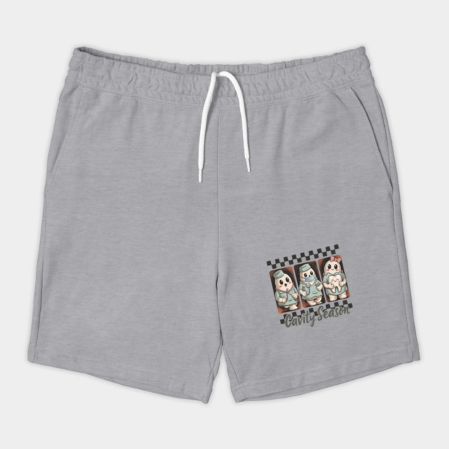Cavity Season Halloween Dentist Dental Hygienist Assistant Shorts