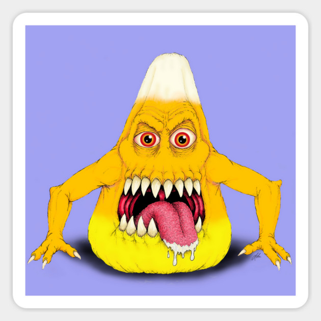Bad Candy Corn Sticker