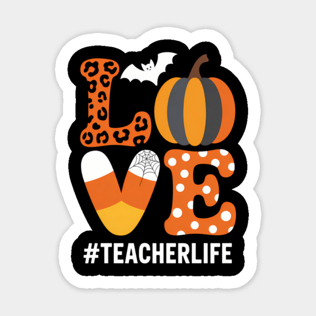 Candy Corn Lovers Cute Pumpkin Halloween Teacher Sticker