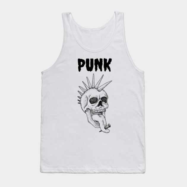 Punk Rock Skull Cool Punk Tank Top