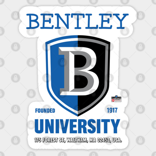 Bentley University Sticker