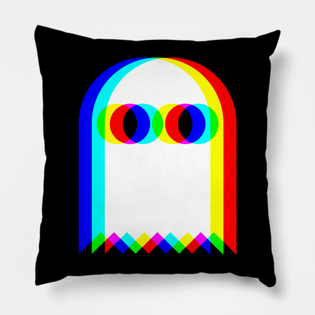 Ghost Trippy Halloween Rave EDM Music Party Pillow