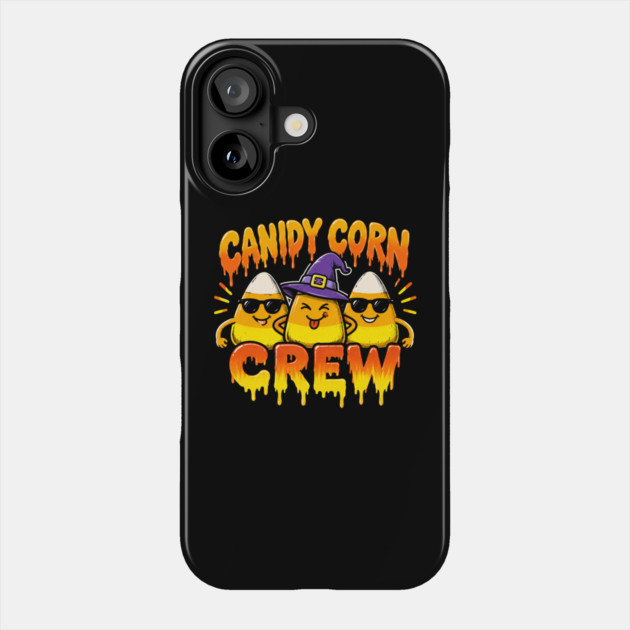 Candy Corn Crew Funny Halloween Group Costume Design Phone Case