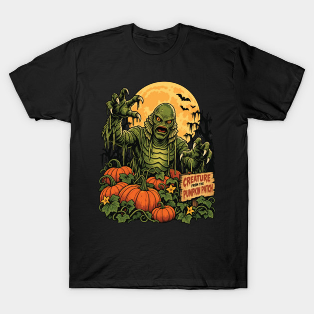 Creature Pumpkin Patch Halloween Monster T-Shirt