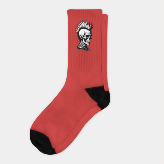 Skull Punk Socks
