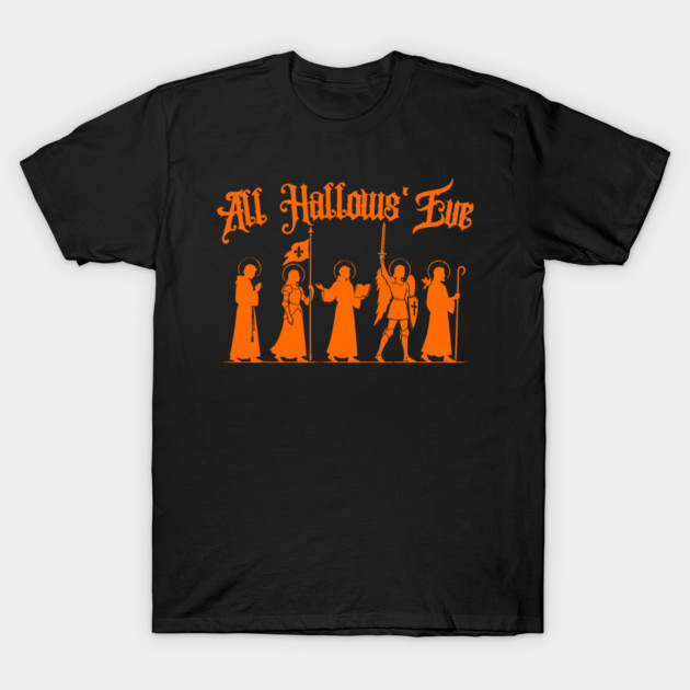 All Hallows' Eve Saints Procession Design T-Shirt