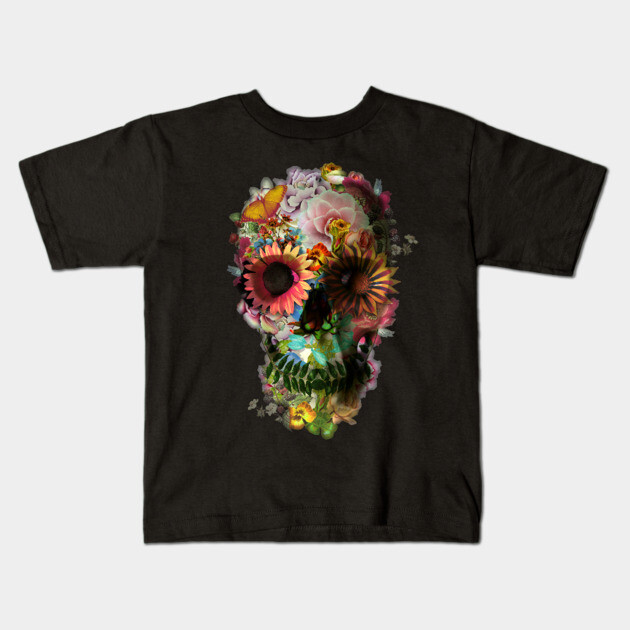 Gardening Skull Kids T-Shirt
