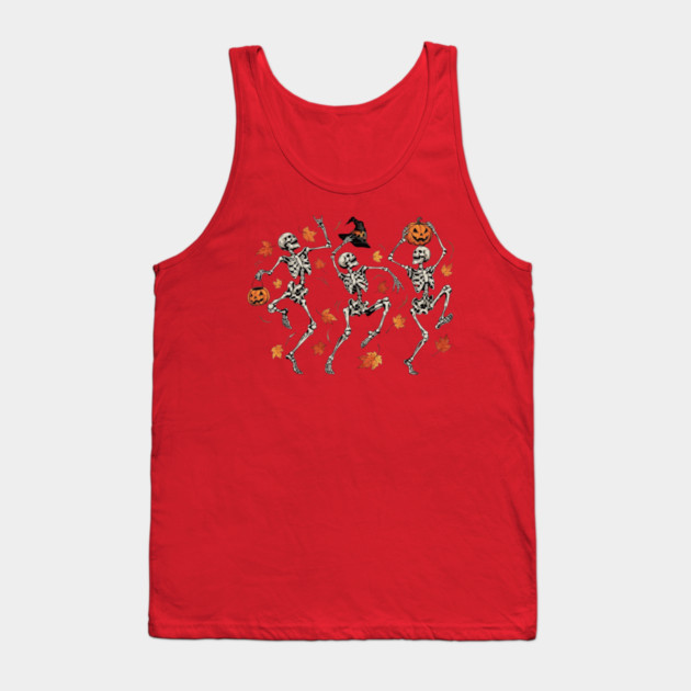 Dancing Skeletons - Halloween Party Vibes Tank Top