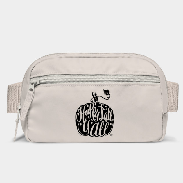 Happy Fall Y'All Graphic Pumpkin Black Bag