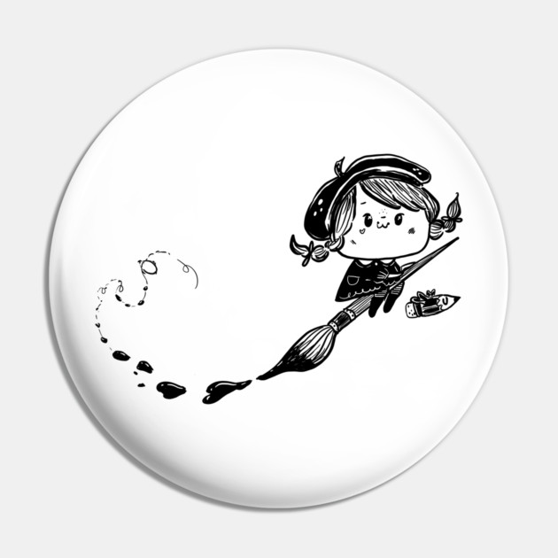 Artist Witch Pin