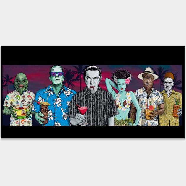 Monster's Luau Posters and Art Prints