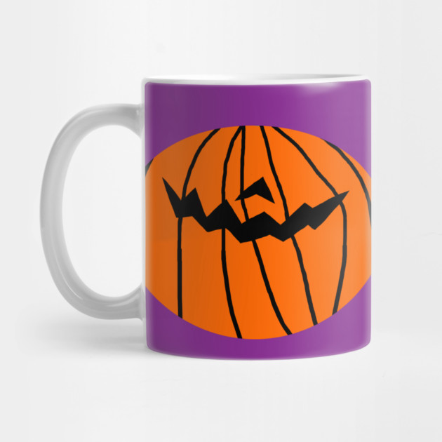 Pumpkin Face for a Halloween Horror Mask Mug