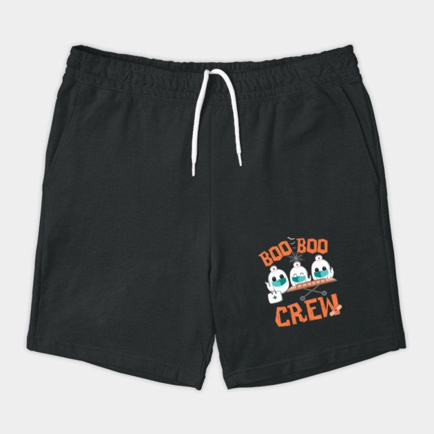 Boo Boo Crew Ghost Doctor Paramedic EMT Nurse Halloween Shorts