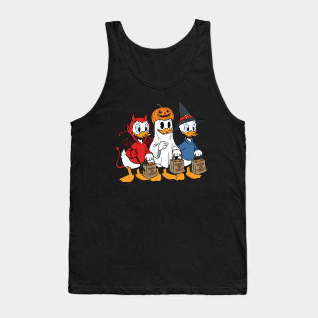 Trick Or Treat Ducks Tank Top