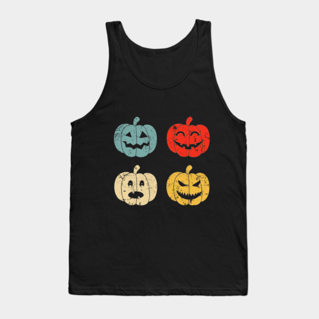 Vintage JackoLantern Carvings Tank Top