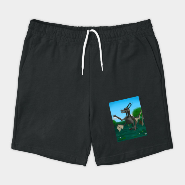Cybernetic Creature in a Swamp Shorts