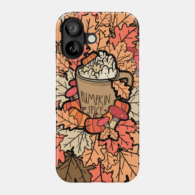 Pumpkin spice latte Phone Case