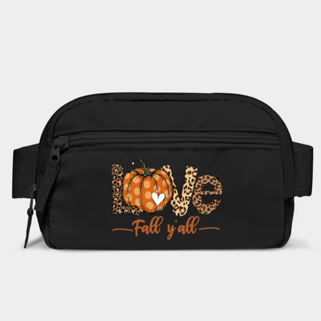 Leopard Pumpkin Love Fall Yall Autumn Thanksgiving Bag