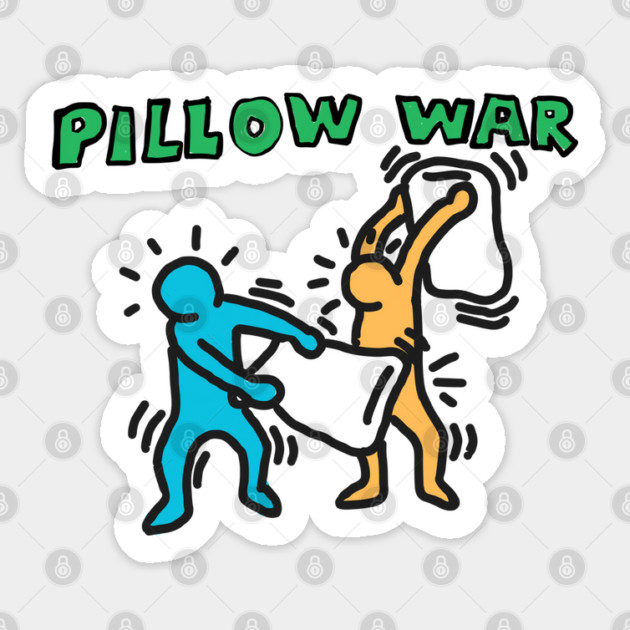 Pillow Fight Sticker