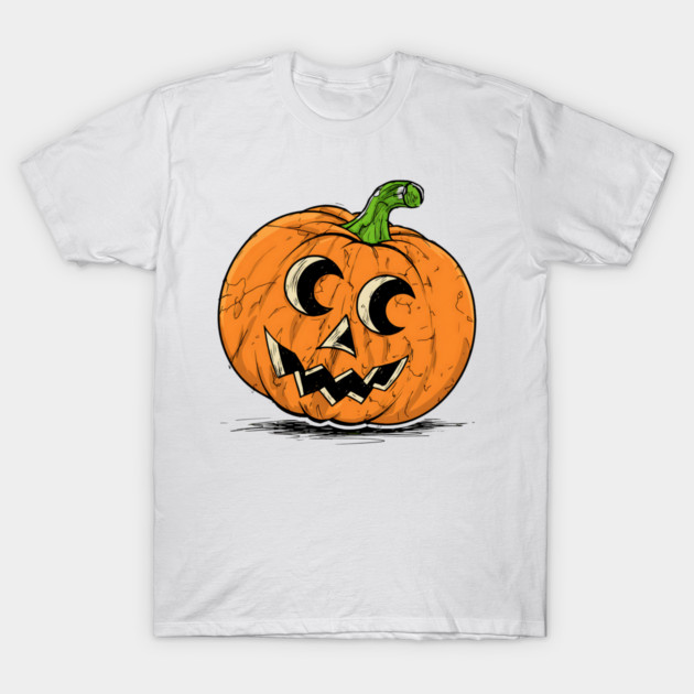 Vintage Halloween Pumpkin Retro Jack O Lantern Art T-Shirt
