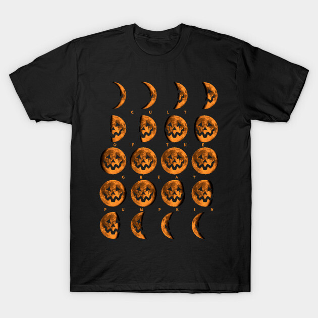 Cult of the Great Pumpkin Moon Phases T-Shirt