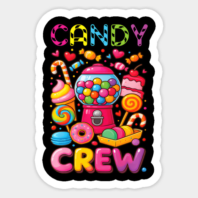 Candy Land Candy Crew Party Halloween s Sticker
