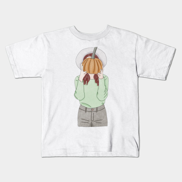 Pumpkin girl Kids T-Shirt